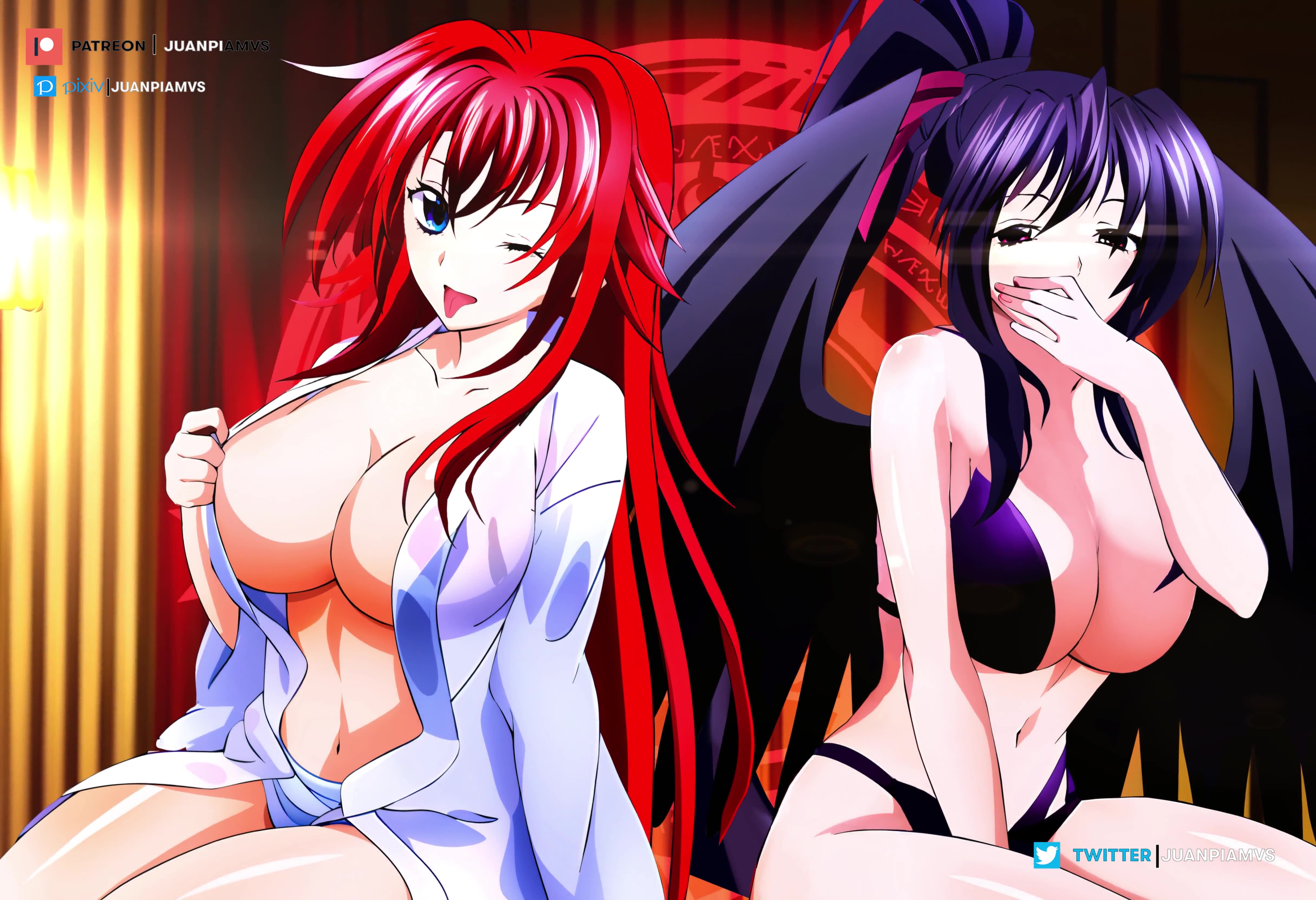 Rule34 - If it exists, there is porn of it / akeno himejima, rias gremory /  8211886