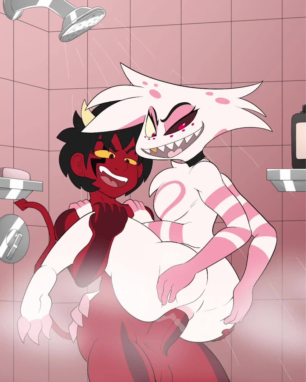 Rule34 - If it exists, there is porn of it / jerseydevil, pinkanimations,  angel dust (hazbin hotel), original character / 4446158