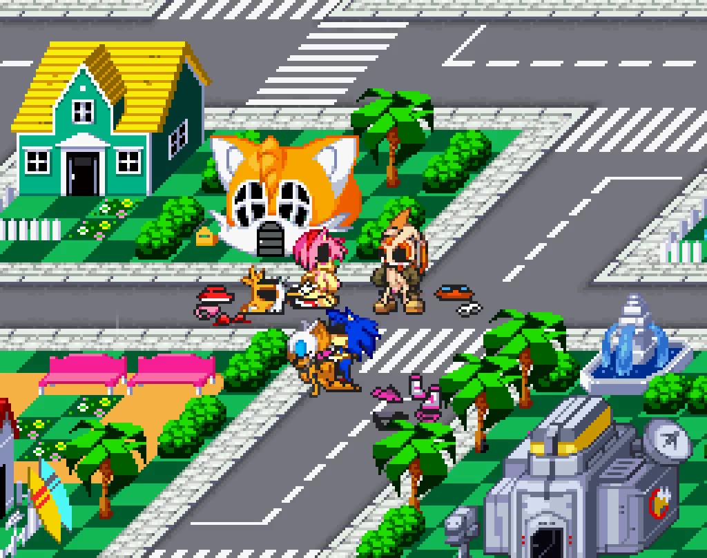 Rule34 - If it exists, there is porn of it  amy rose, cream the rabbit,  emerl, sonic the hedgehog, tails  7604531