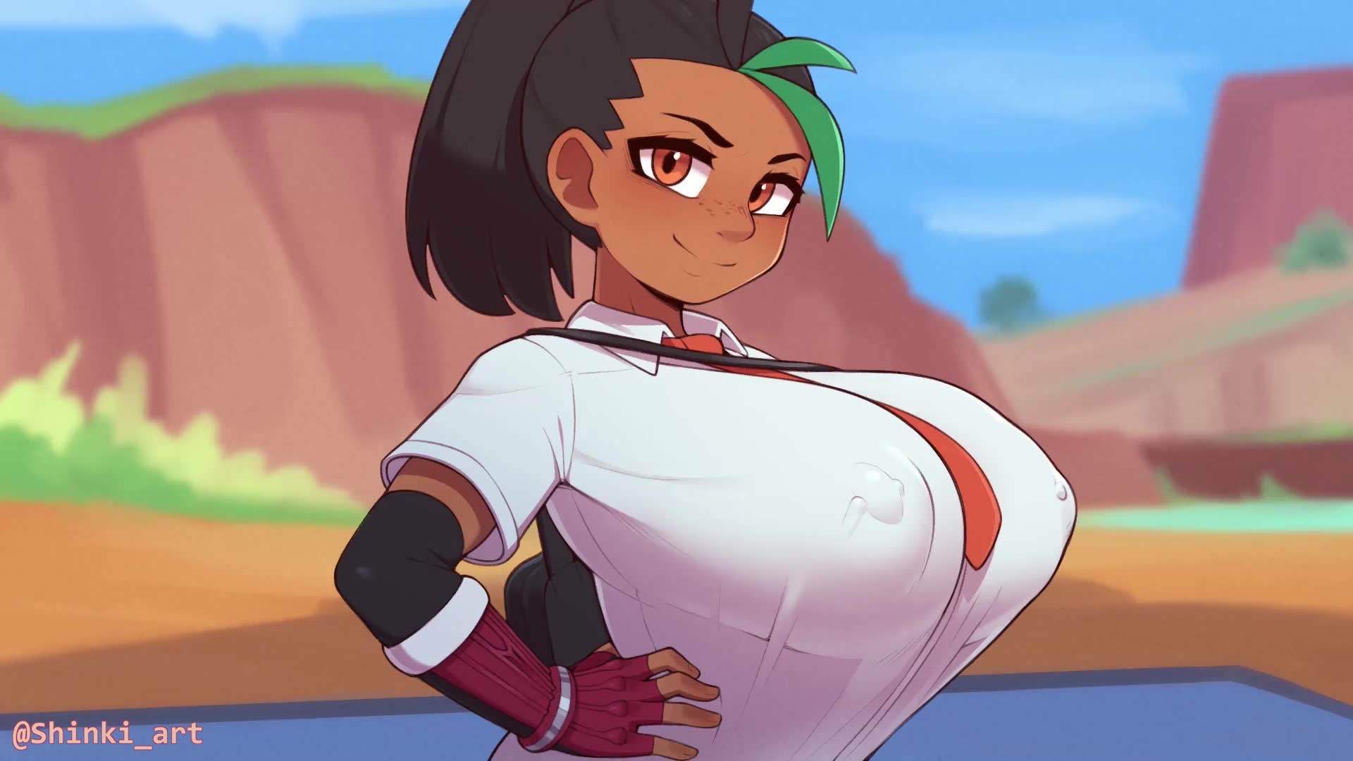 Nemona and ash