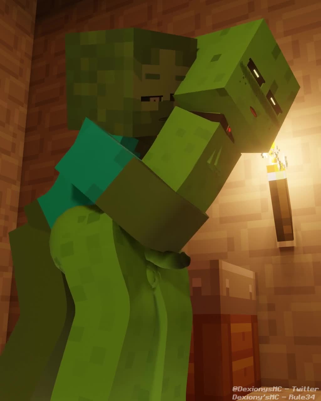 Rule34 - If it exists, there is porn of it  creeper, zombie (minecraft)   8308945