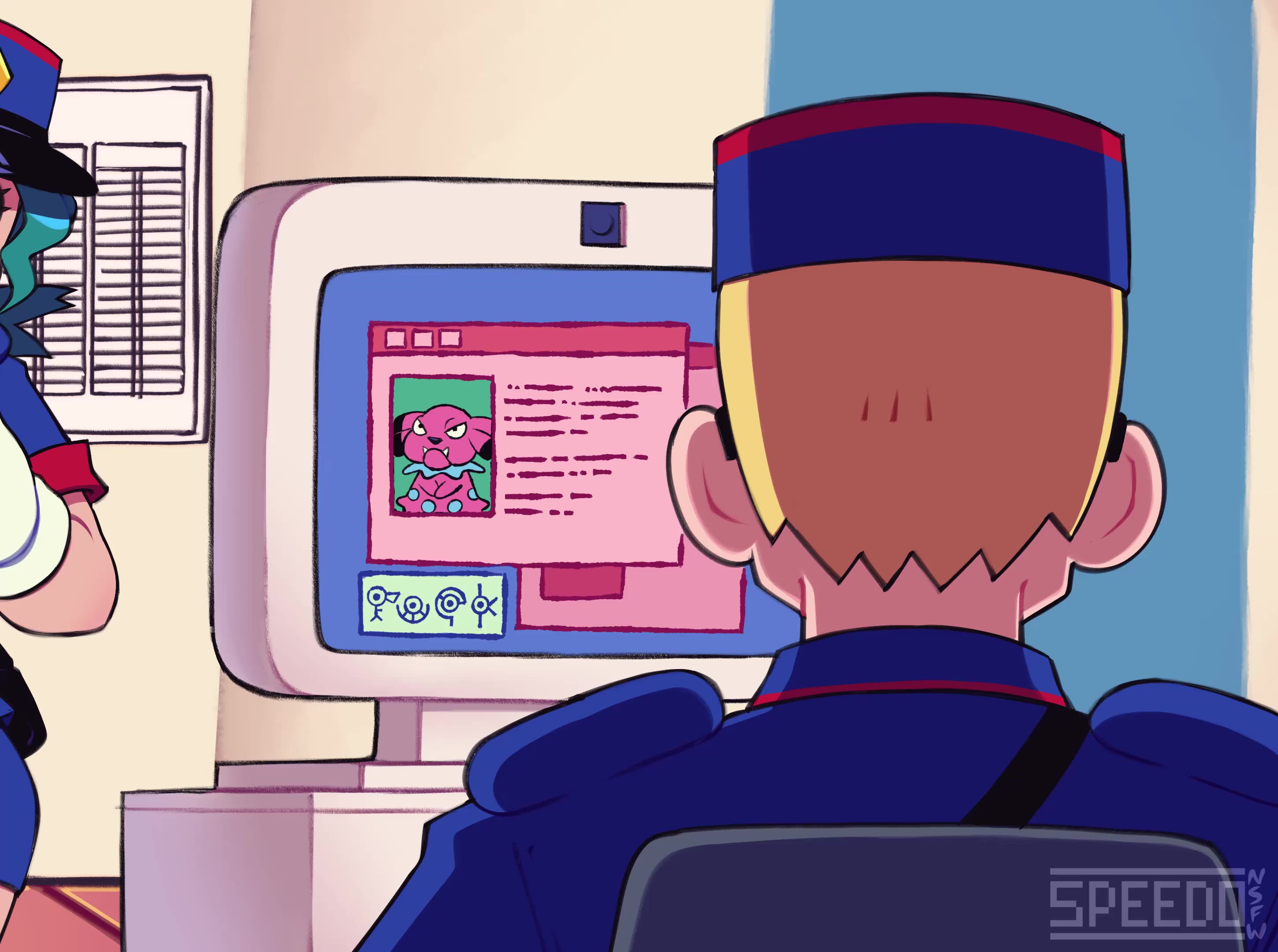 Rule34 - If it exists, there is porn of it / speedosausage, officer jenny  (pokemon) / 7845437