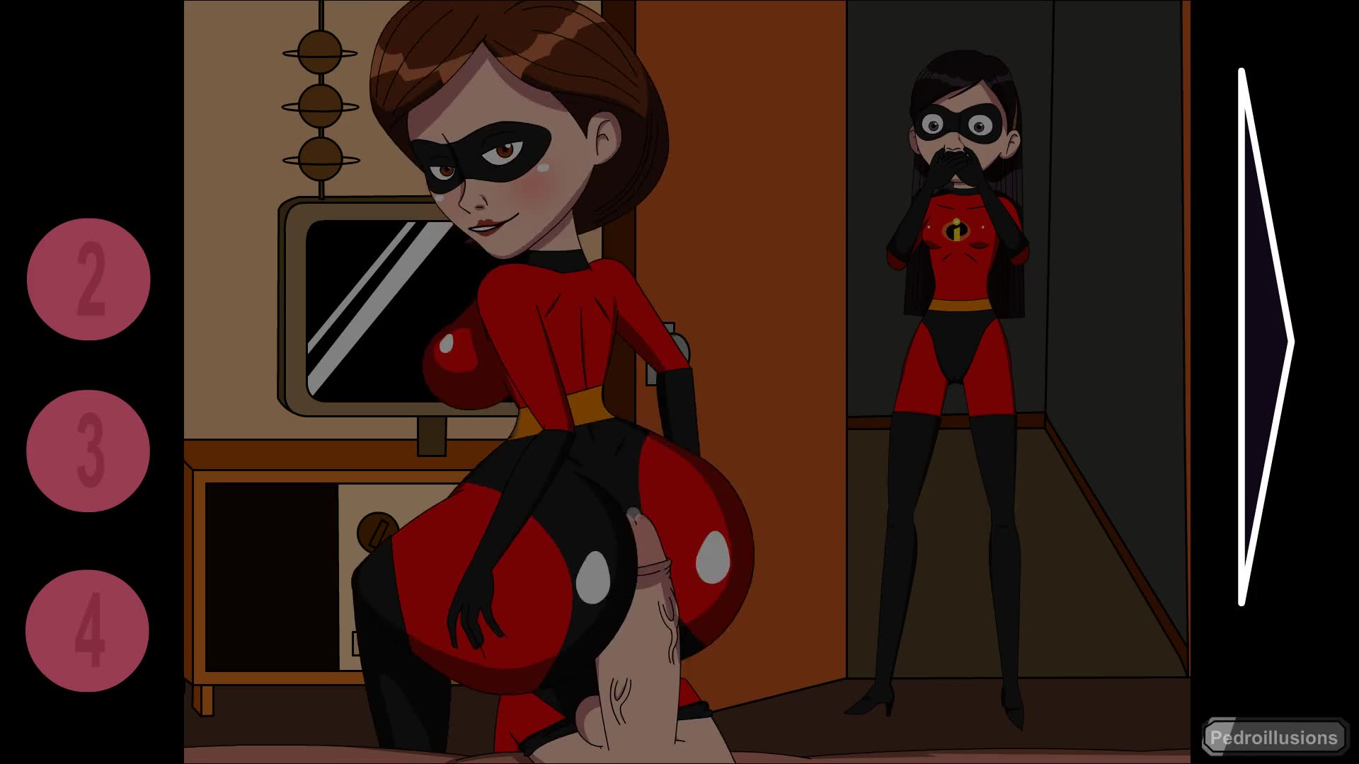 Rule34 - If it exists, there is porn of it  / pedroillusions, elastigirl, helen parr, violet parr / 4465971 