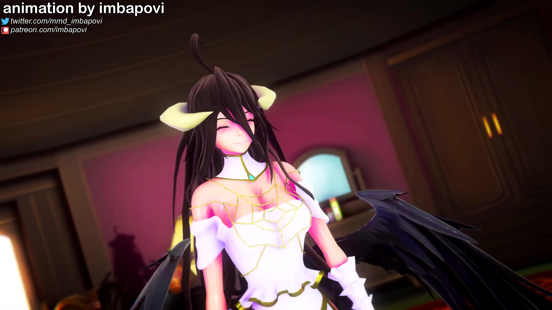 Rule34 - If it exists, there is porn of it  imbapovi, missmoonified,  albedo (overlord)  5937277