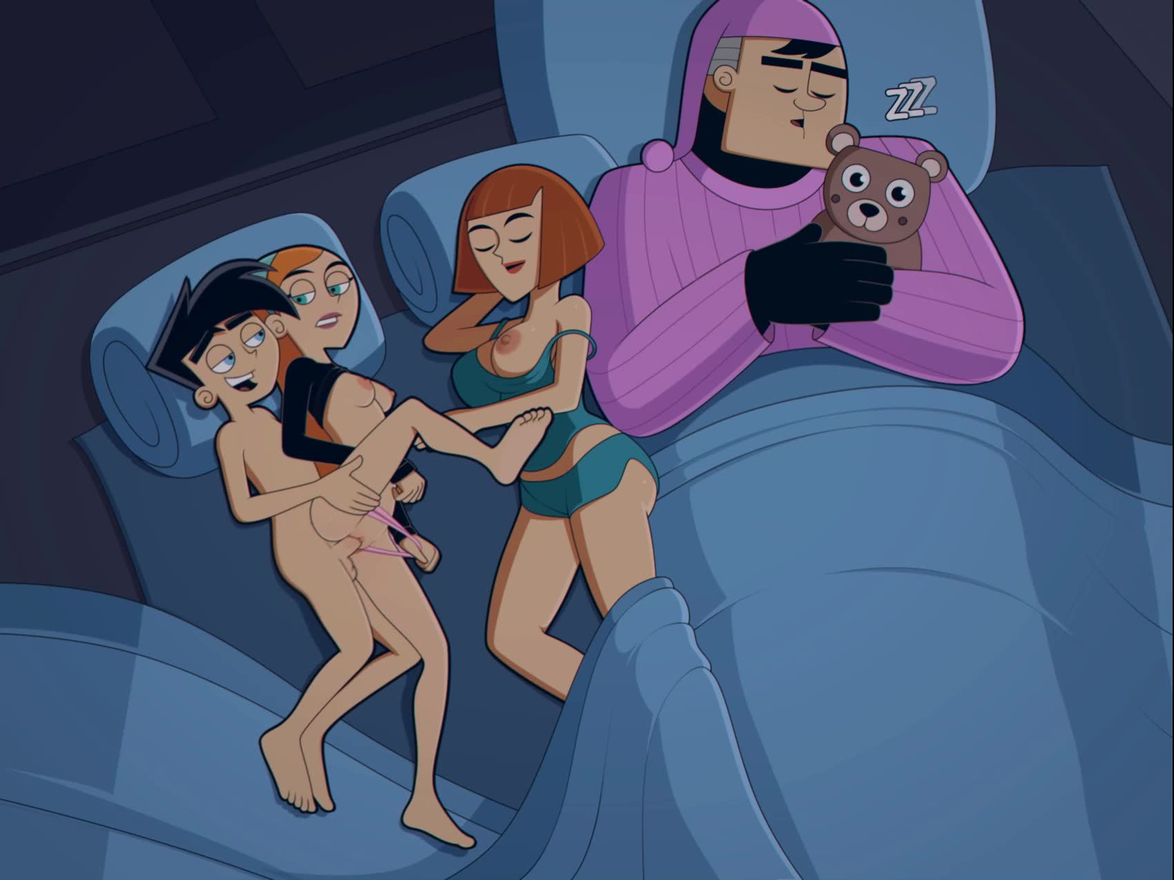 Rule34 - If it exists, there is porn of it / sfan, danny fenton, jazz fenton,  madeline fenton / 3683424