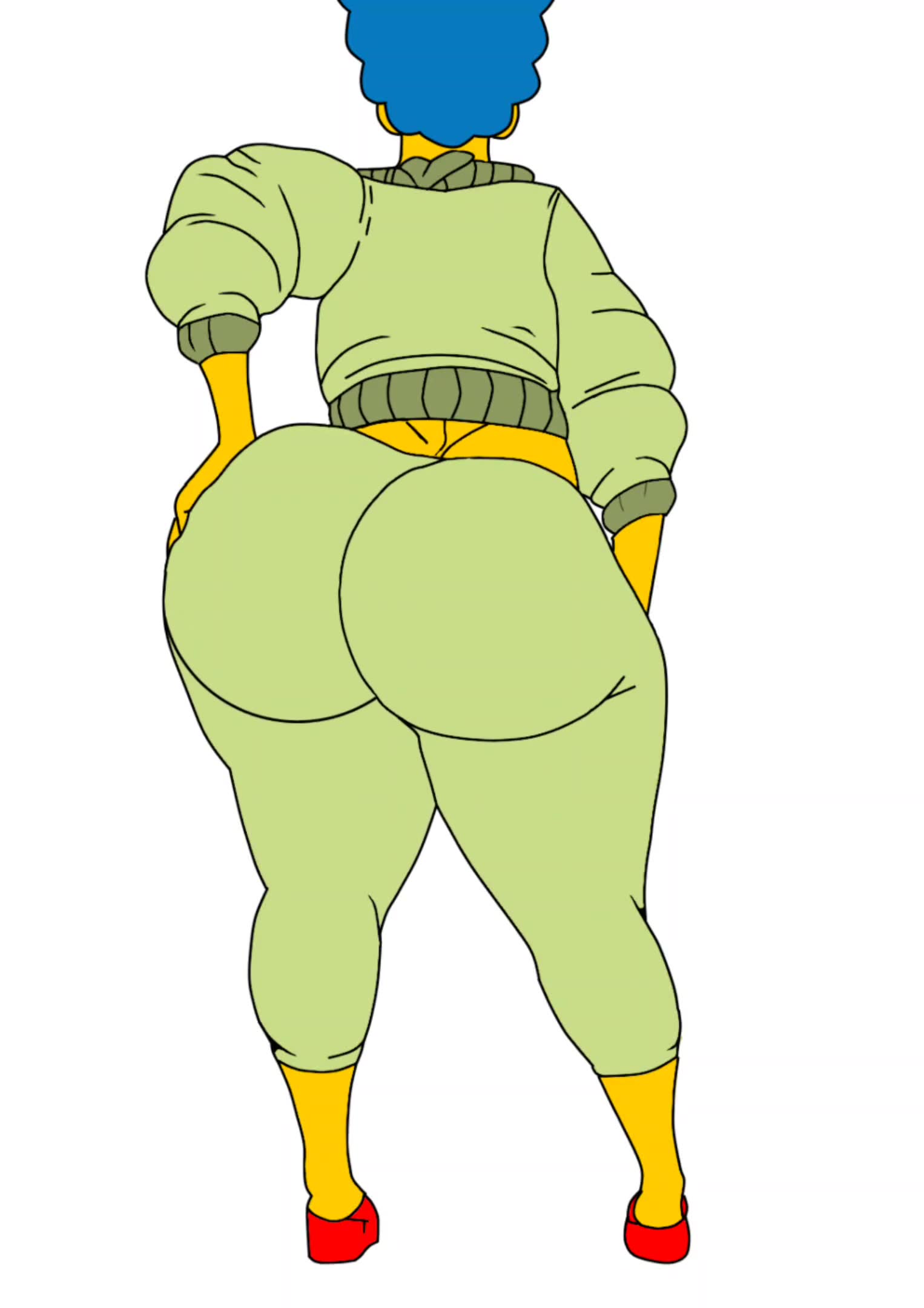 Big booty marge simpson