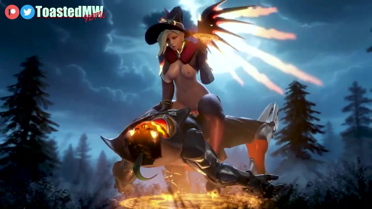 Witch Mercy unleashes untold pleasure
